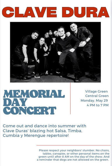 Flyer for Memorial Day Concert